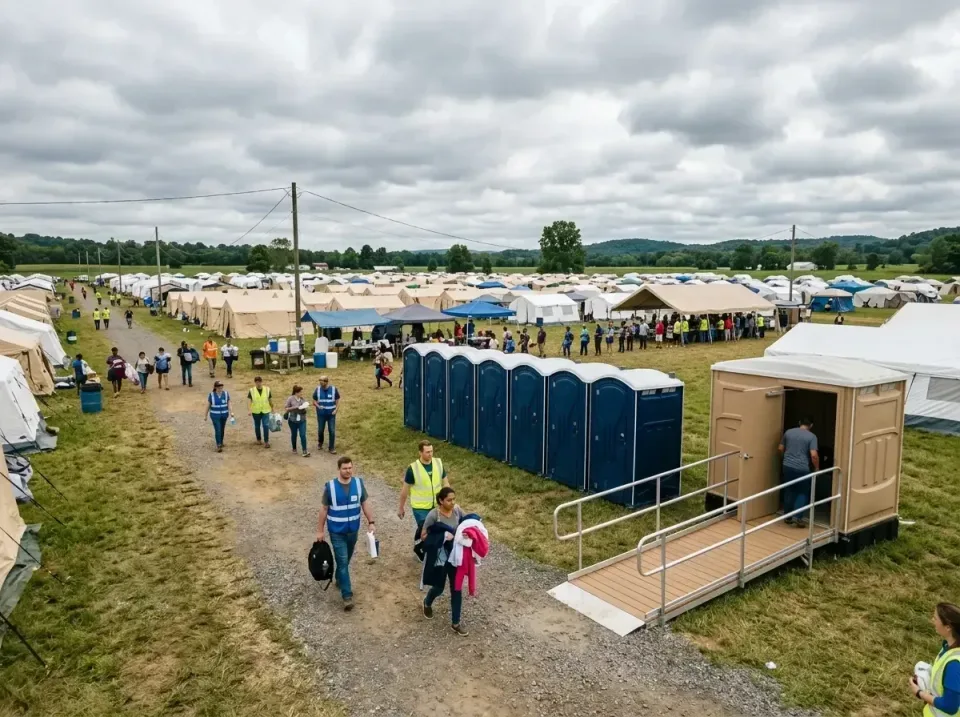 disaster-relief-camp-restrooms-010 — frequently asked questions, Dumpster & Portable Bathrooms Rental in Village Shires, PA